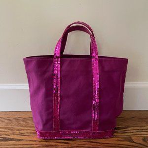 Vanessa Bruno Le Cabas Canvas Tote w/ Sequins